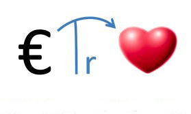 Trudo experiment Het originele Trudo-logo. Wijst de weg van de Euro naar het Hart.